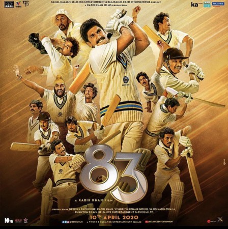poster of 83 Ranveer Singh in Kapil Dev's Biopic 83