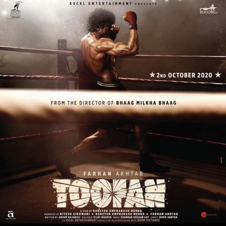 Toofan poster Farhan Akhtar Toofan poster Farhan Akhtar