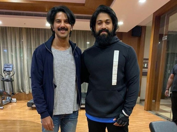 Yash and Dulquer Salmaan. Yash and Dulquer Salmaan