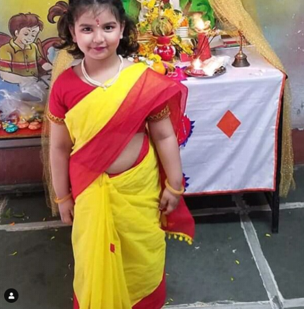 The picture of Shami's daughter that drew the ire of some people Mohammad Shami daughter