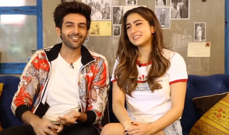 Kartik Aaryan and Sara Ali Khan Kartik Aaryan Sara Ali Khan