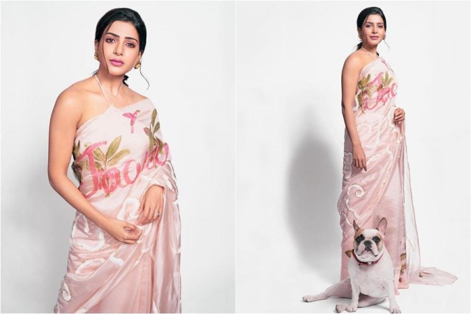 Samantha Akkineni in 'Jaanu' sari. samantha akkineni