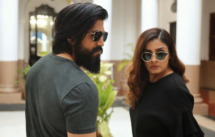 Rocking Star Yash, Raveena Tandon in KGF 2 Rocking Star Yash, KGF 2, KGF 2 teaser, KGF 2 trailer, Raveena Tandon