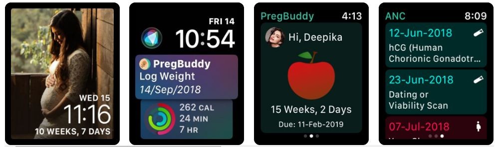 PregBuddy app for Apple Watch PregBuddy, Apple, iOS apps,WWDC 2019