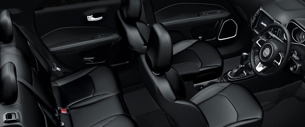 Jeep Compass Black Pack interior
