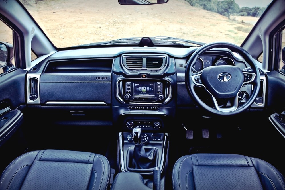 The sense of freshness carried inside cabin with a less traces of the Aria. Tata Hexa