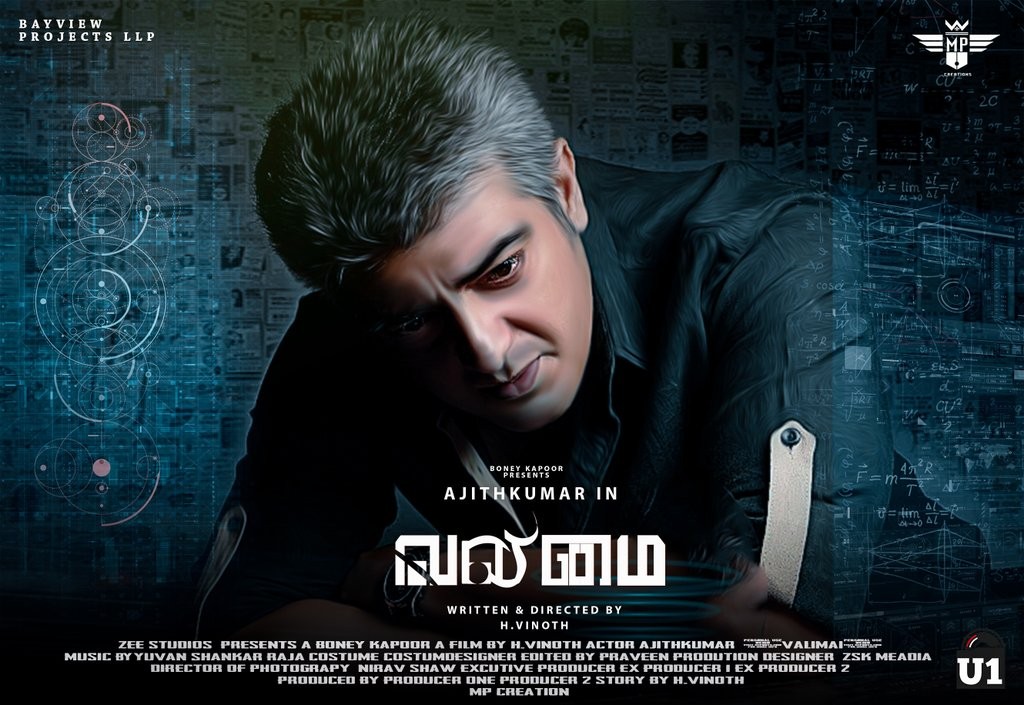 Valimai first look poster Ajith fans at their creative best, check out