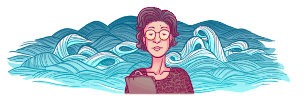 Today's Google Doodle honors geochemist and feminist icon Katsuko Saruhashi