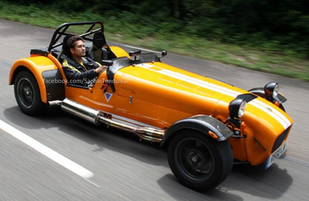 Sachin and Caterham 7 Sachin and Caterham 7