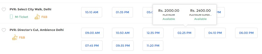 Tiger Zinda Hai ticket price: NCR Delhi Tiger Zinda Hai ticket price