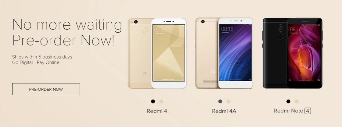 Xiaomi pre-orders Xiaomi pre-orders