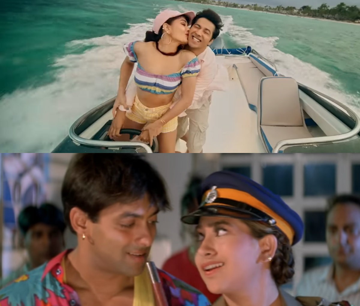 Jacqueline Fernandez plays Karishma Kapoor's role in the sequel. Judwaa 2