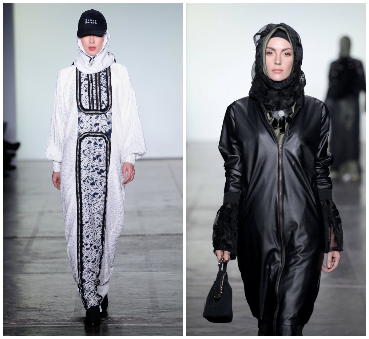 Vivi Zubedi's abaya-only collection at the New York Fashion Week Vivi Zubedi