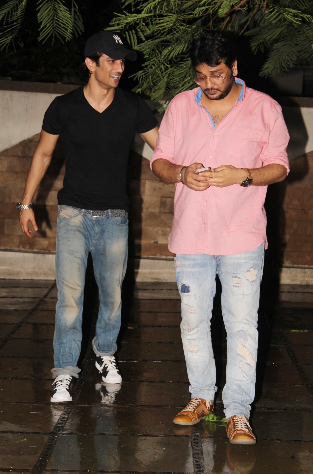 Sushant Singh Rajput and casting director Mukesh Chhabra Sushant Singh Rajput and casting director Mukesh Chhabra