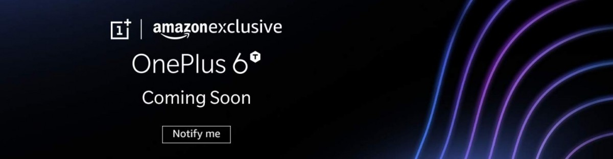 OnePlus 6T launching soon in India. It will available exclusively on Amazon. OnePlus, Amazon, OnePlus 6T, notify me, option