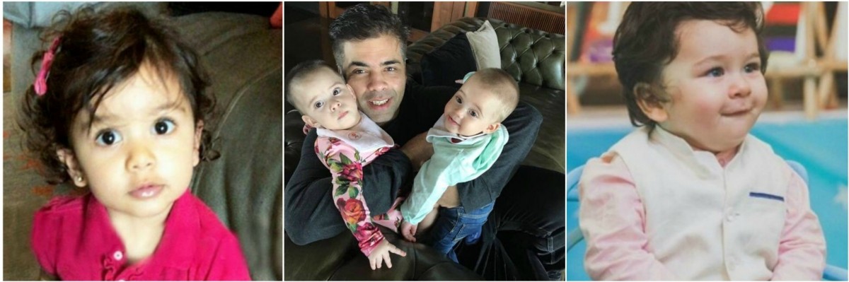 Misha Kapoor, Karan Johar with Yash and Roohi, Taimur Ali Khan Misha Kapoor, Karan Johar with Yash and Roohi, Taimur Ali Khan