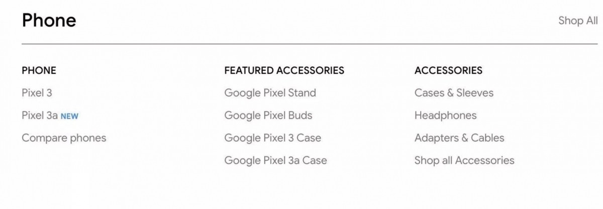 Pixel 3a 'New' gets listed on Google Store Google, Pixel 3a, Google Store, Pixel 3a XL,