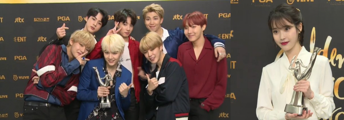 BTS and IU have bagged the grand prize at the Golden Disc Awards 2018. Golden Disc Awards 2018