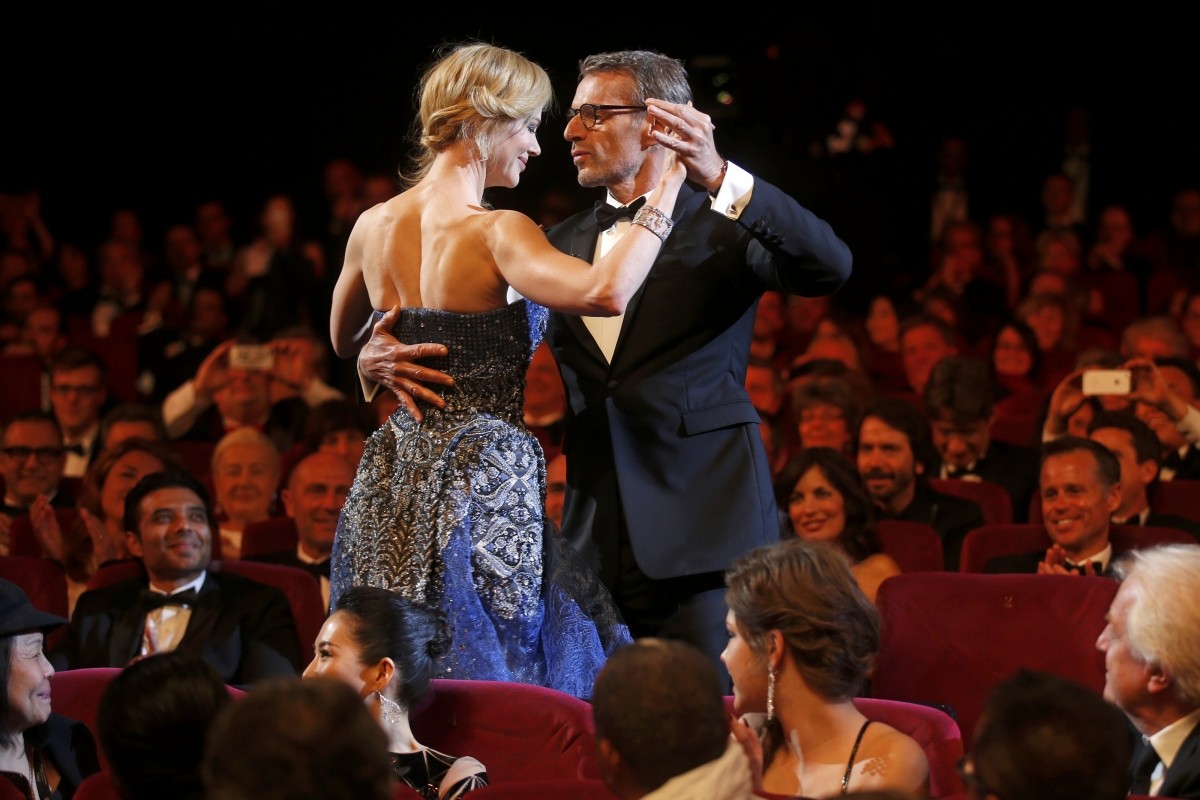 Uday Chopra with Master of Ceremony actor Lambert Wilson and Nicole Kidman during the opening ceremony of the 67th Cannes Film Festival Uday Chopra