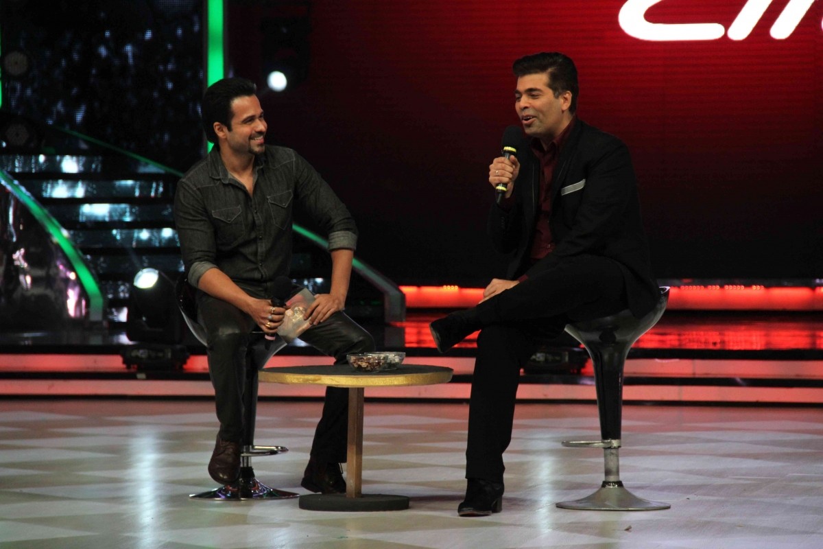 Emraan Hashmi asks Karan Johar about his first kiss Emraan Hashmi promotes 'Raja Natwarlal' on the sets of 'Jhalak Dikhhla Jaa'
