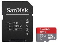 SanDisk Memory Card With Adapter