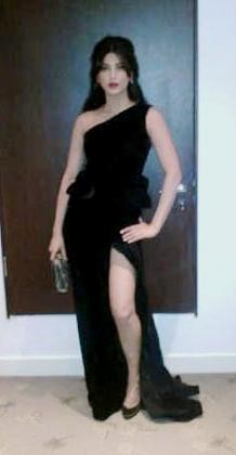 Indian actress Shruti Hasan at SIIMA awards 2012 in Dubai. Image: Twitter Indian actress Shruti Hasan at SIIMA awards 2012 in Dubai. Image: Twitter
