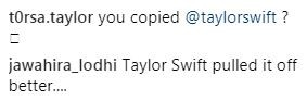 Urvashi Rautela trolled for copying Taylor Swift