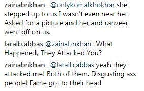 Deepika Padukone and Ranveer Singh misbehaved with fan