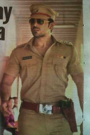 Ram Charan Teja Reveals his First look as Inspector Vijay (Twitter) Ram Charan Teja