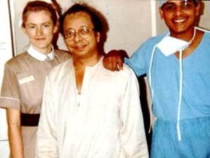 RD Burman in hospital