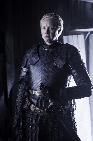Brienne of Tarth is at the North Wall with Sansa Stark Brienne of Tarth is at the North Wall with Sansa Stark