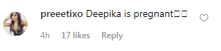 Is Deepika Padukone pregnant?