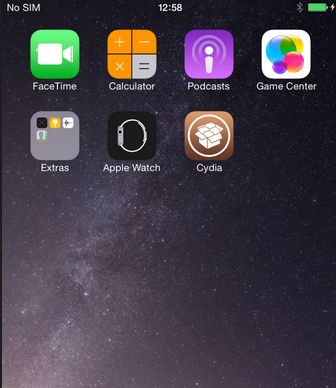 Jailbroken IPhone 6 with iOS 8.4 Jailbroken IPhone 6 with iOS 8.4