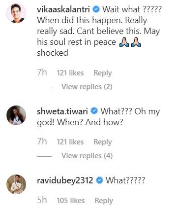 Celebs comment on Kushal Punjabi's death