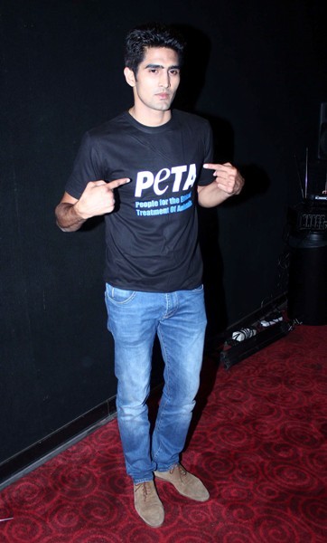 Fugly starscast at peta's new campaign launch