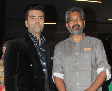 Karan Johar and SS Rajamouli Karan Johar and SS Rajamouli