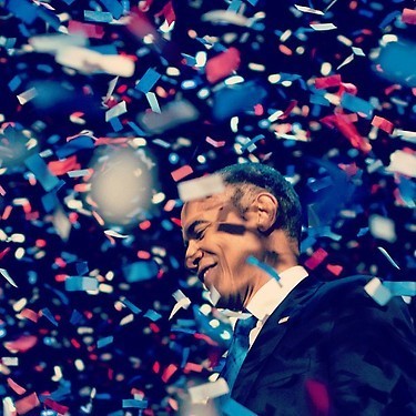 Barack Obama after Victory(Twitter) Barack Obama