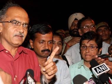 Team Anna addressing to media
