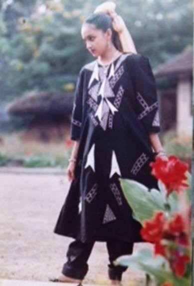Lena in her early days as a model. Lena