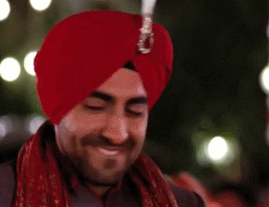 A movie still starring Ayushmann Ayushmann Khurrana