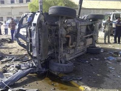 A car bomb attack in Baghdad Iraq