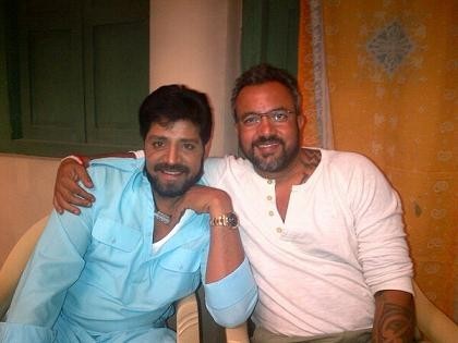 Srihari (Left) with director Apoorva Lakhia (Twitter/Apoorva Lakhia)