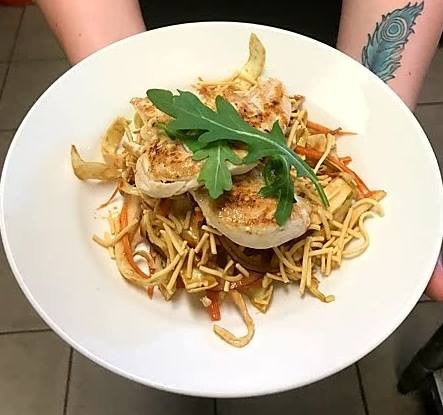 crunchy noodles,
