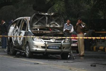 Four Injured in Bomb Blast near Israeli Embassy in Delhi (PHOTOS)