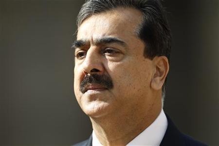 Former Pakistan Prime Minister Yousuf Raza Gilani