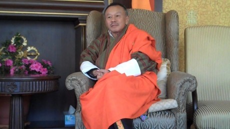 Bhutanese PM, Jigme Thinley, who is currently campaigning for the second general election had a meeting with the Chinese premier in Rio de Janeiro last year.