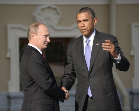 US President Barack Obama and Russian President Vladimir Putin US President Barack Obama and Russian President Vladimir Putin