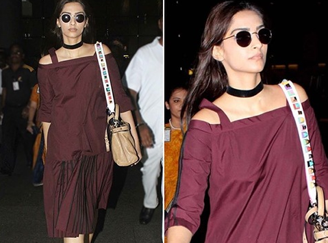 Sonam Kapoor at the airport Sonam Kapoor