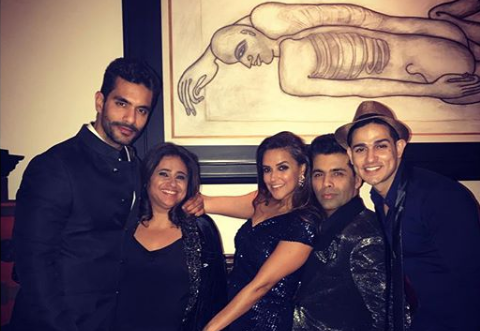 Priyank Sharma and Karan Johar Priyank Sharma