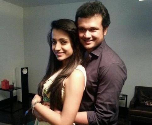 Trisha Krishnan with Varun Manian. Trisha Krishnan Gets Enagaged to Varun Manian